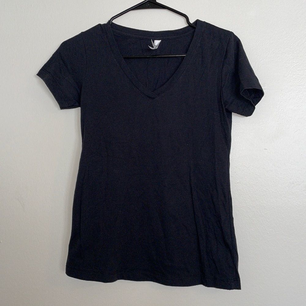 Small Black V Neck